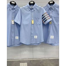 톰브라운 남녀 사선 반팔 셔츠