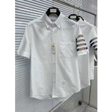 톰브라운 남녀 사선 반팔 셔츠