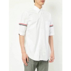 톰브라운 남녀 삼선 암밴드 반팔 셔츠