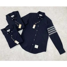 톰브라운 23FW 사선완장 로고 솔리드 플란넬 셔츠 MWL272A 05245