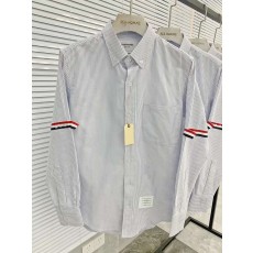 톰브라운 남녀 스트라이프 삼선암 셔츠