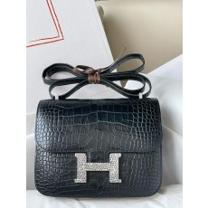 에르메스 콘스탄스19 리얼악어가죽 올수공 (리얼가죽소진시 구매취소 될수있습니다.)