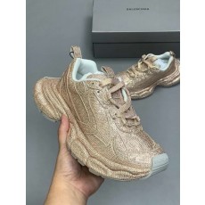 발렌시아가 3XL 남녀 스니커즈 에그쉘 스와로브스키 스톤